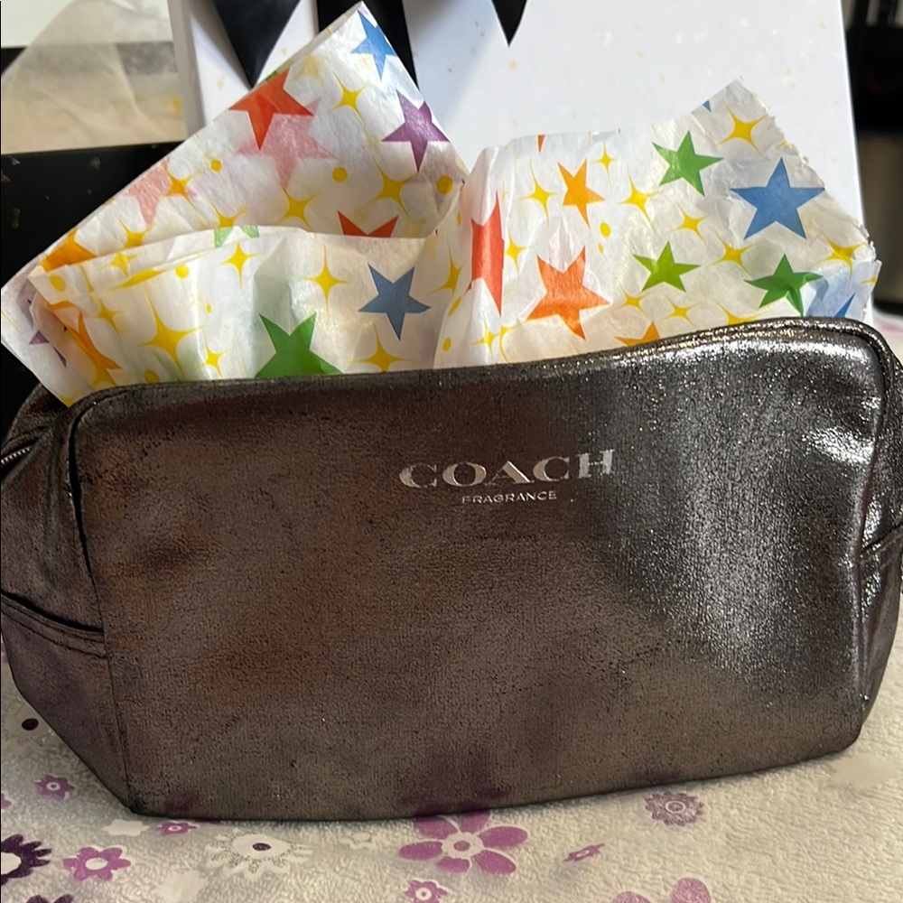 Coach Metallic Pouch - Picture 7 of 8